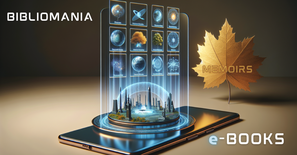 Wayne A. Cargill ~ Client Scout graphic design for Bibliomania e-Books Memoirs Author Genres