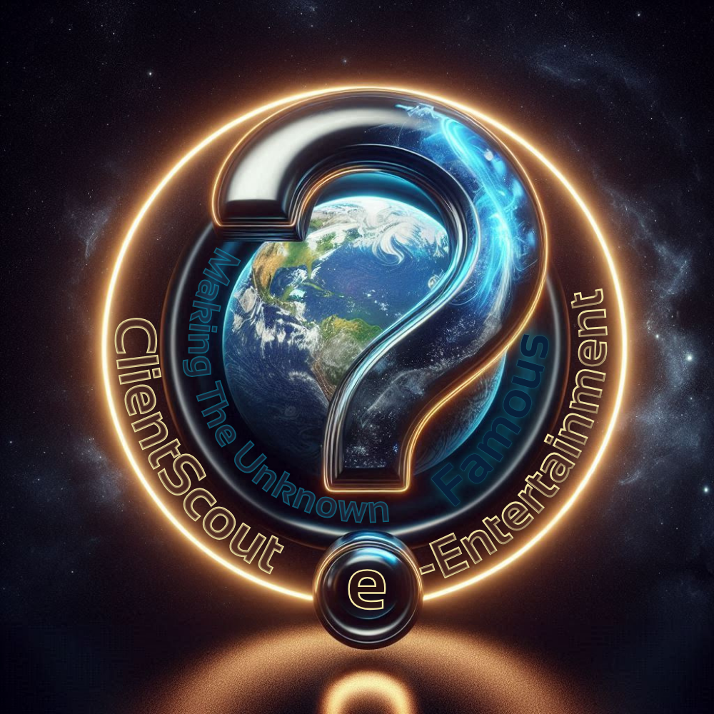Wayne A. Cargill ~ Client Scout graphic design in support of ClientScout e-Entertainment: Making The Unknown FAMOUS